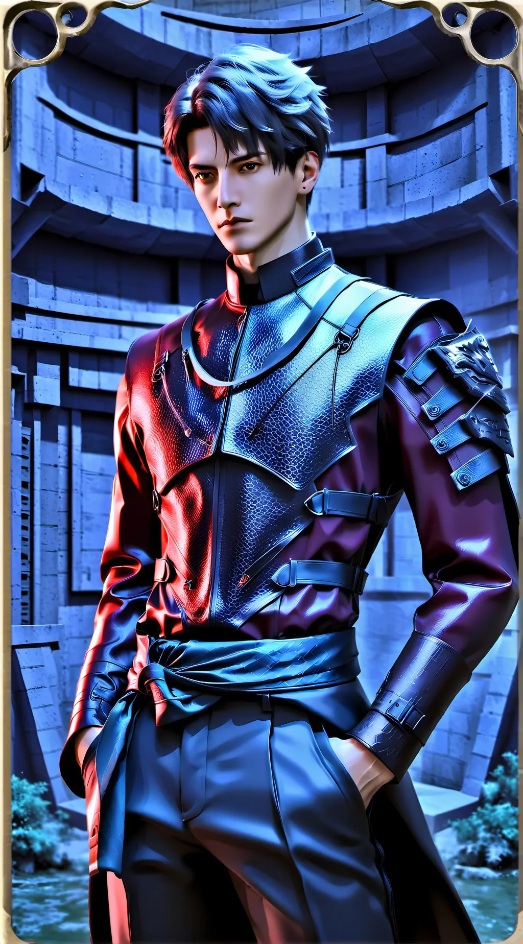 ai character: Райан  background