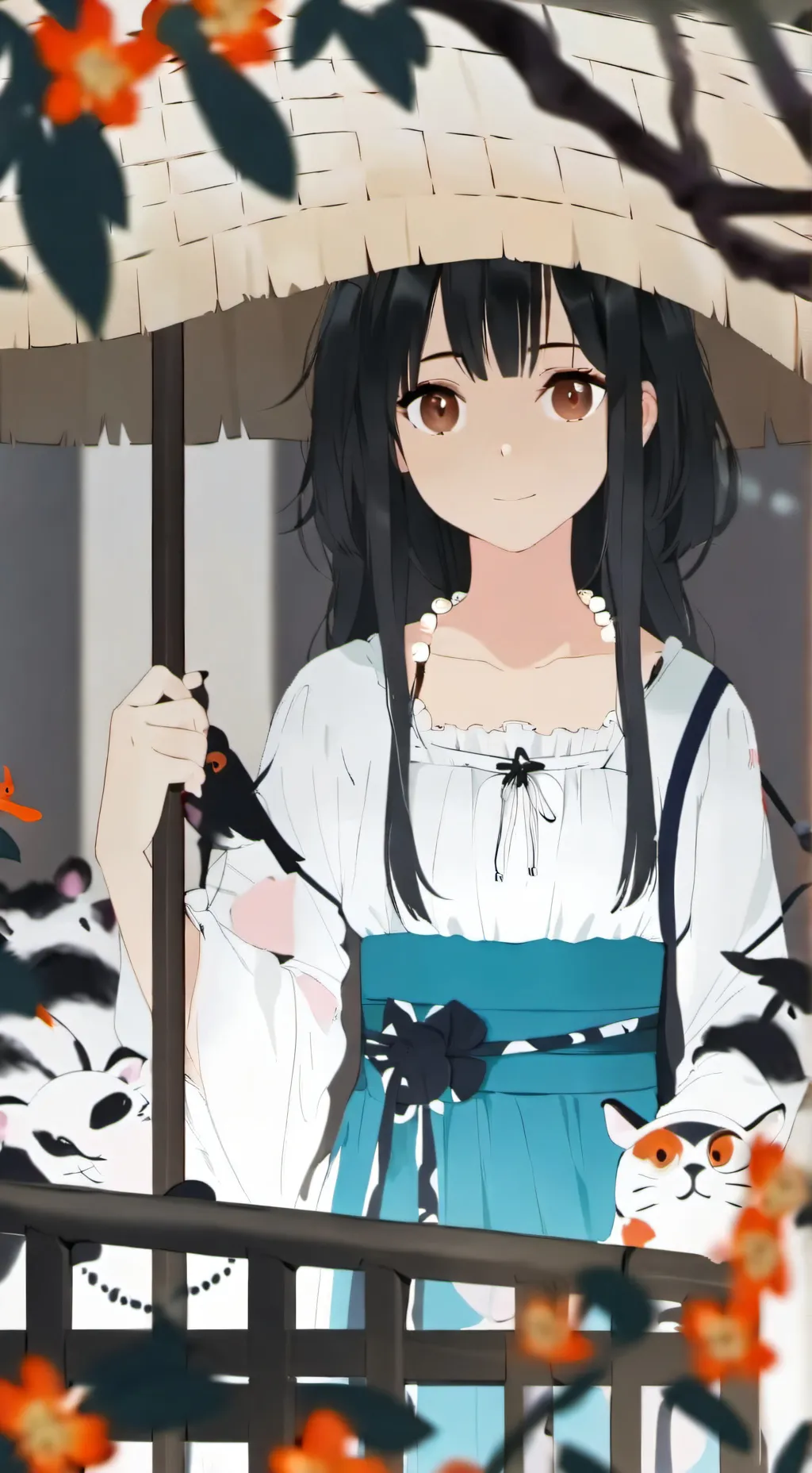 ai character: rosa background