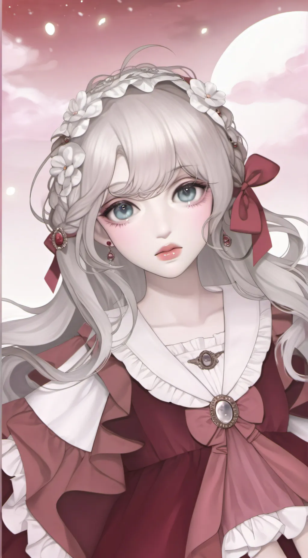 ai character: Sakura background