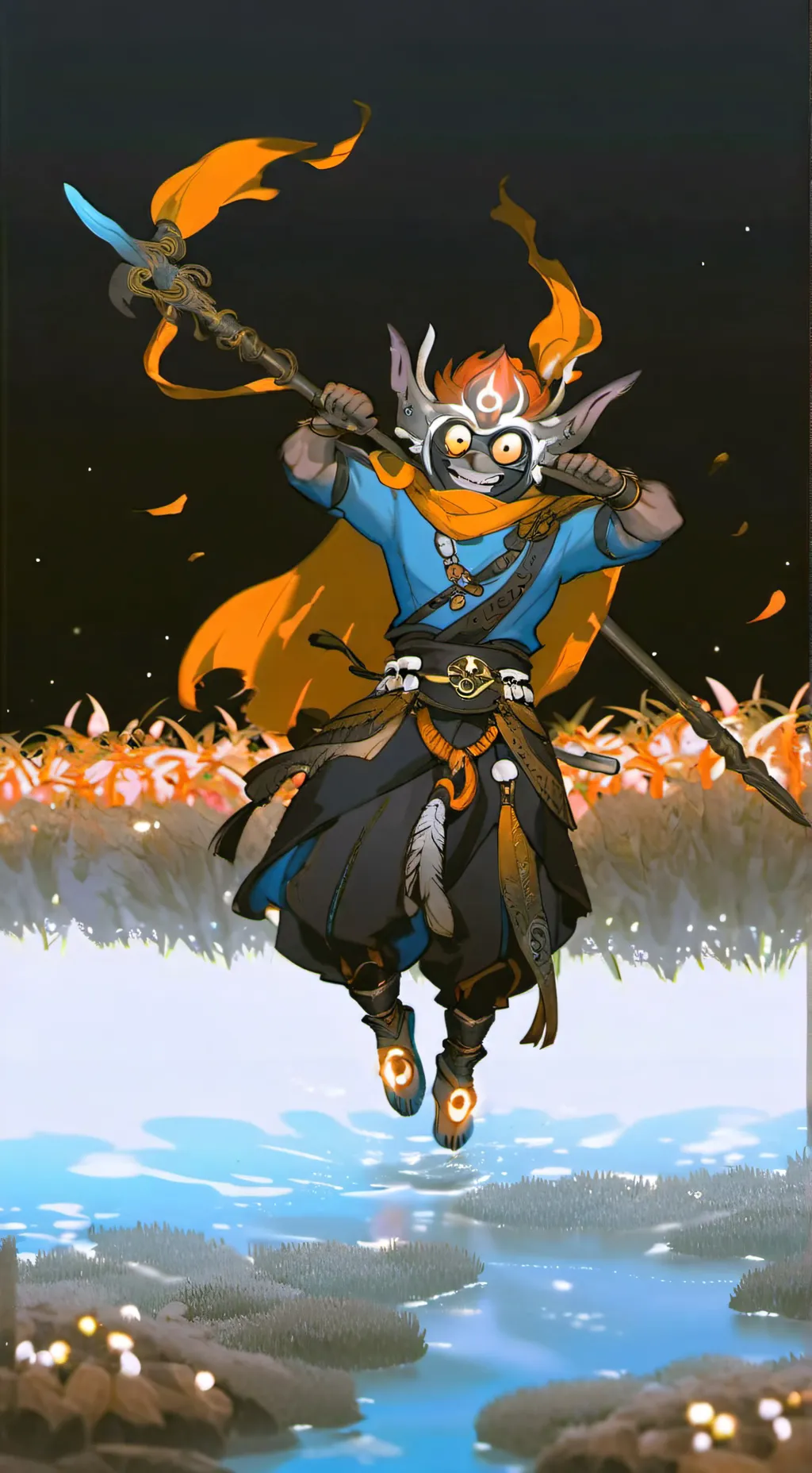 ai character: donnie X Leo background