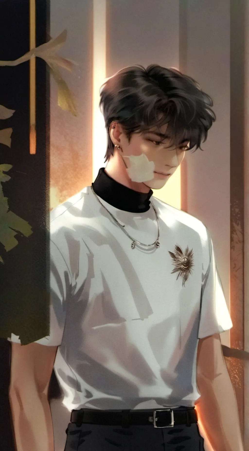 ai character: Leon background