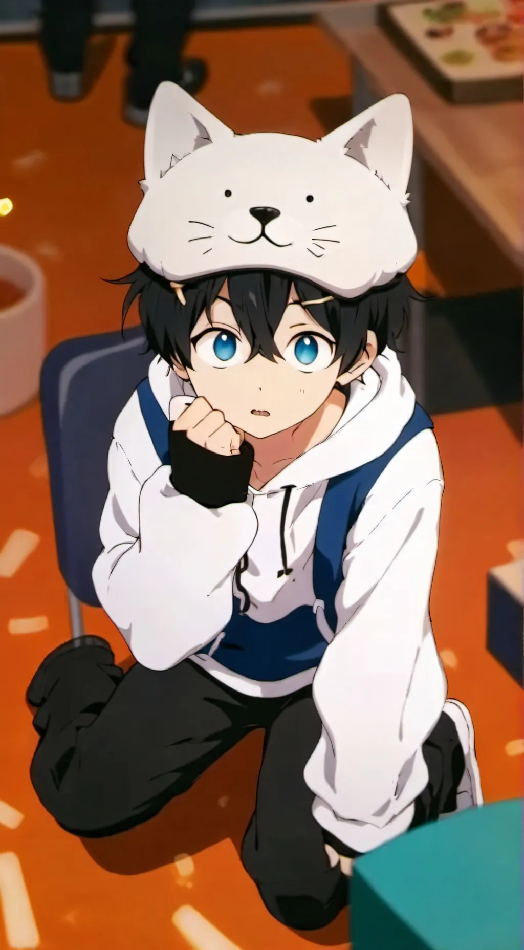 ai character: Victor  background