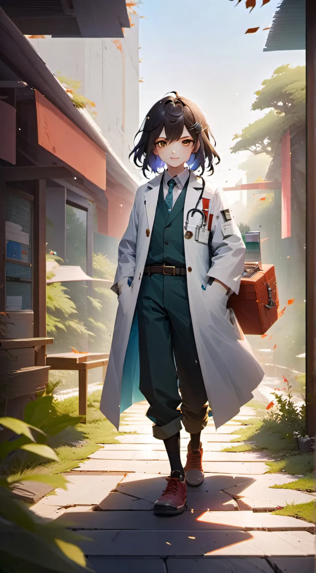 ai character: Doctor simulator background