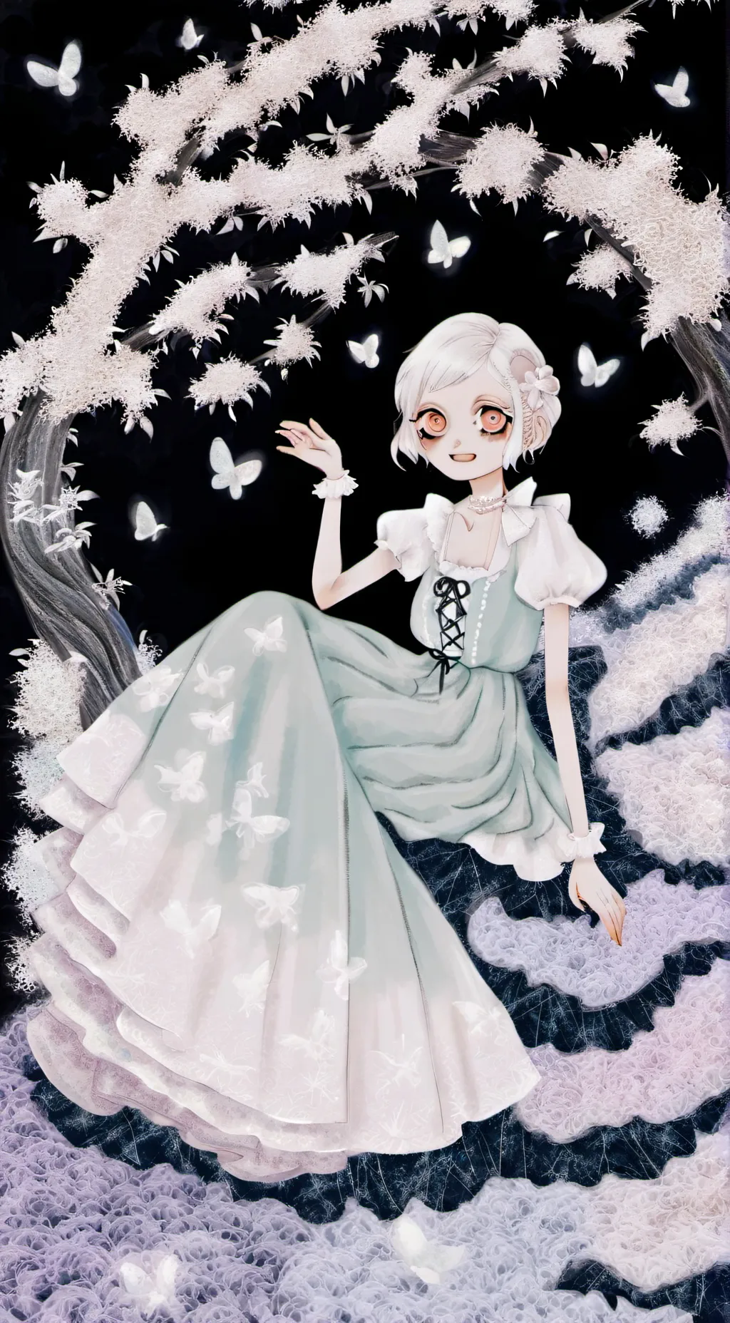 ai character: twisted shelly  background