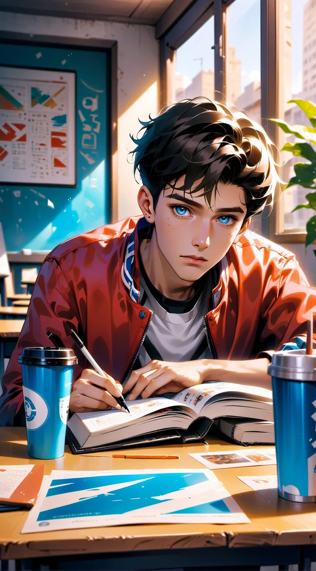 ai character: Enzo background