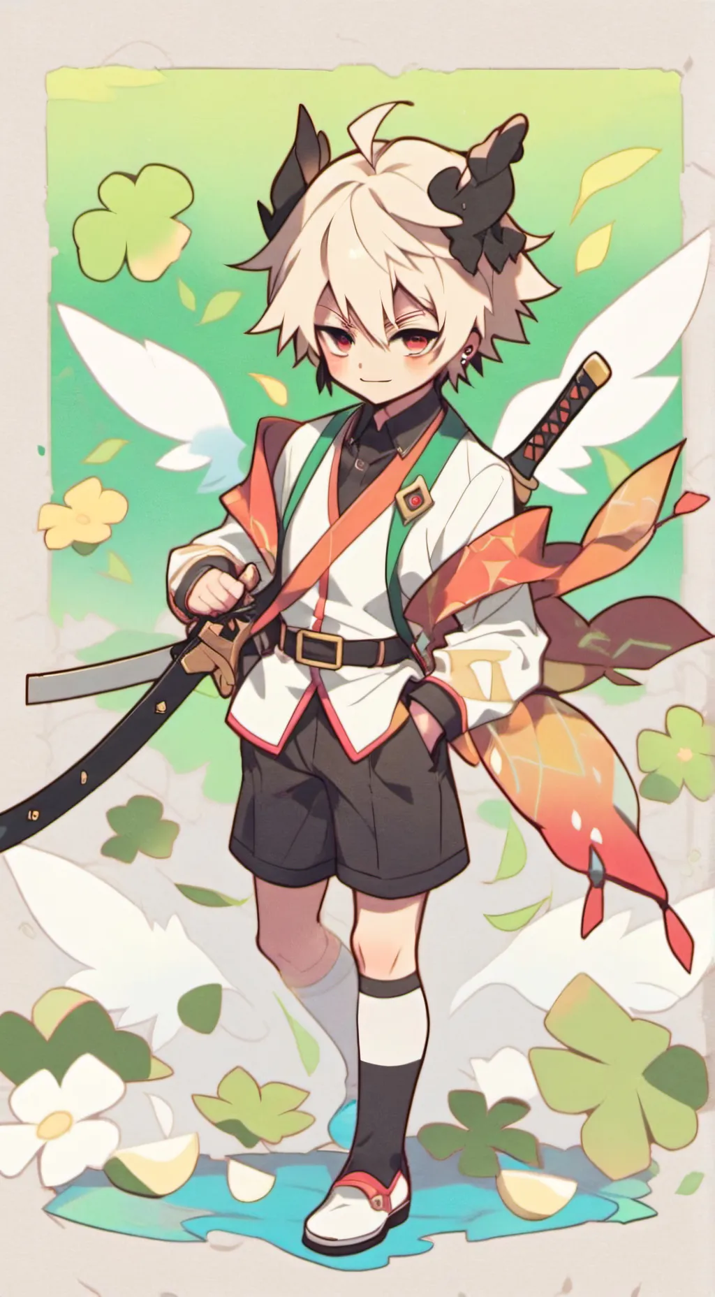 ai character: mha  background