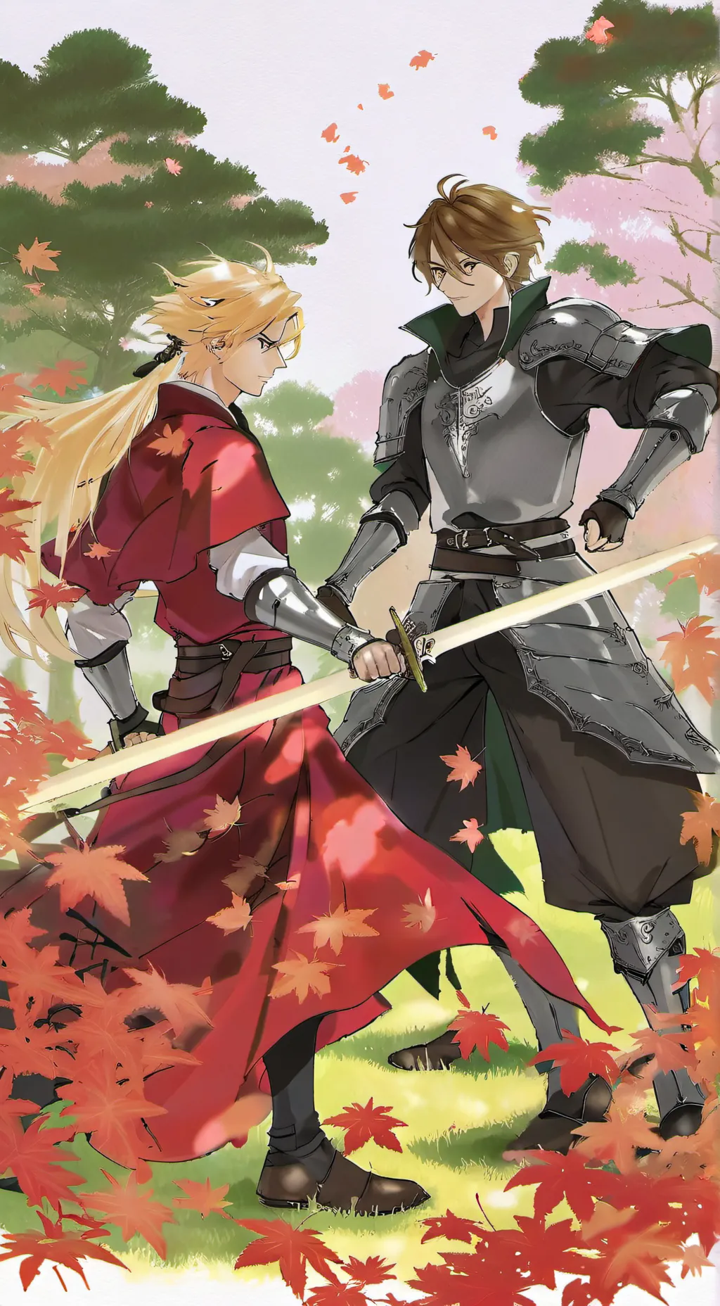 ai character: Finnur and Aron background