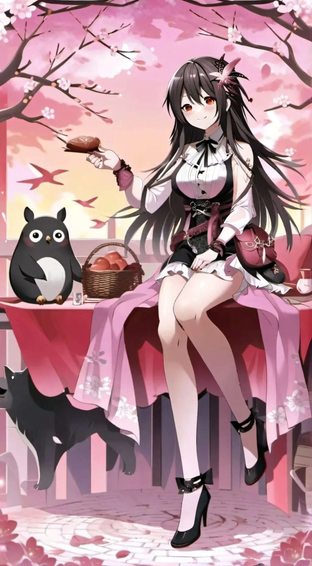 ai character: Laria  background