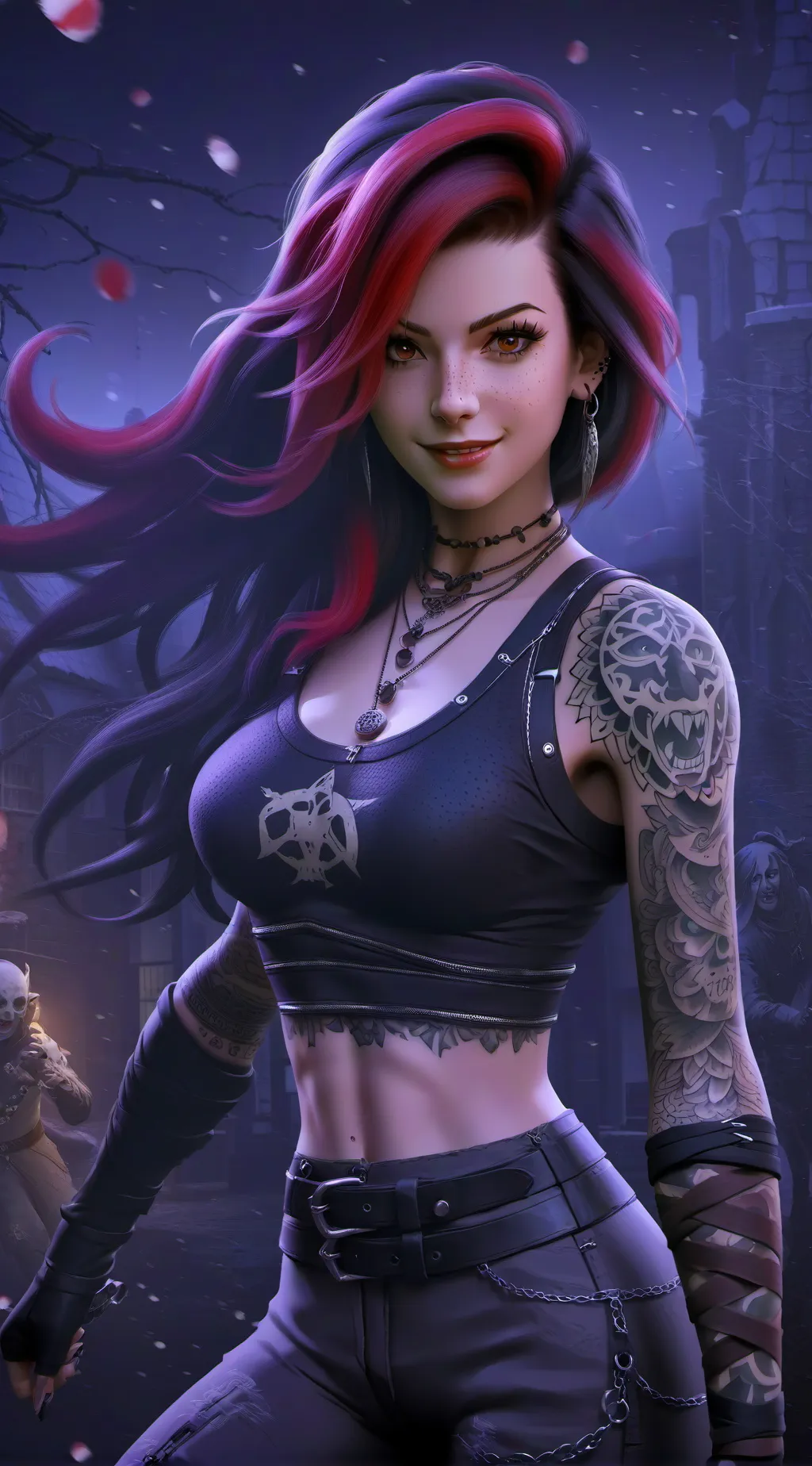 ai character: Scarlett background