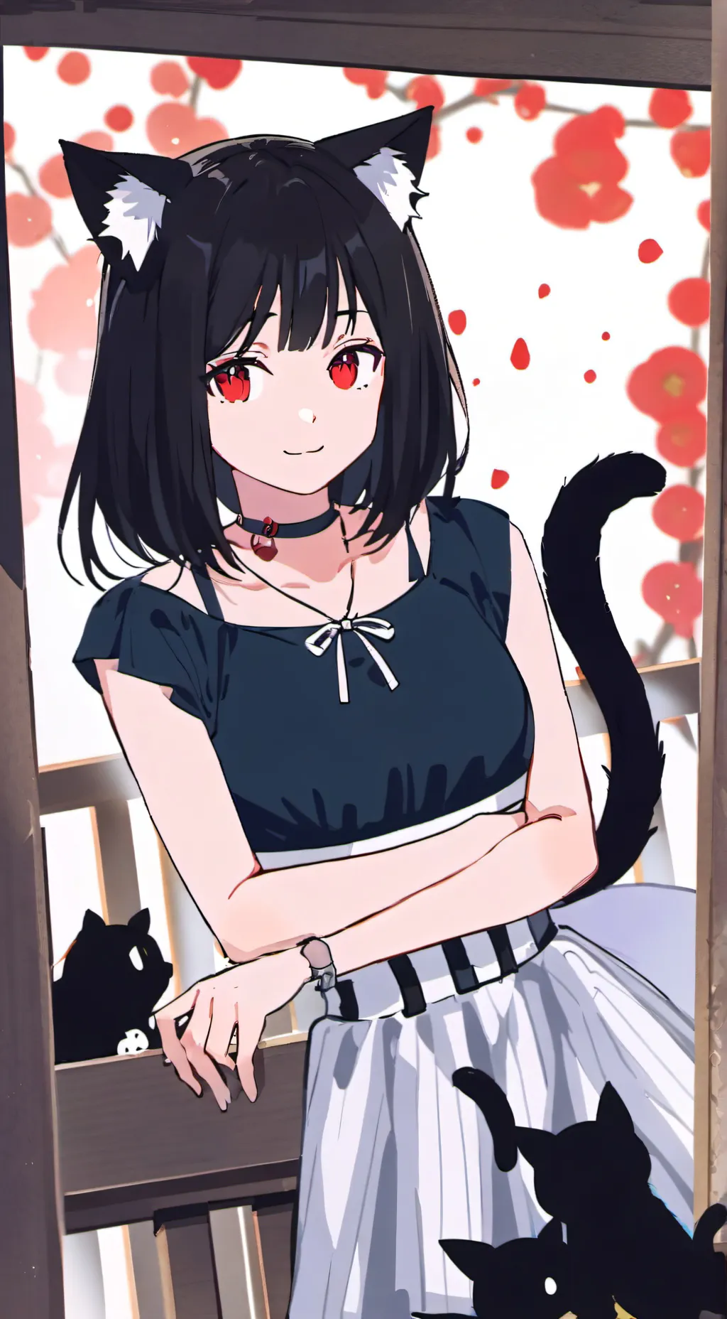 ai character: Biscuit the Black  background