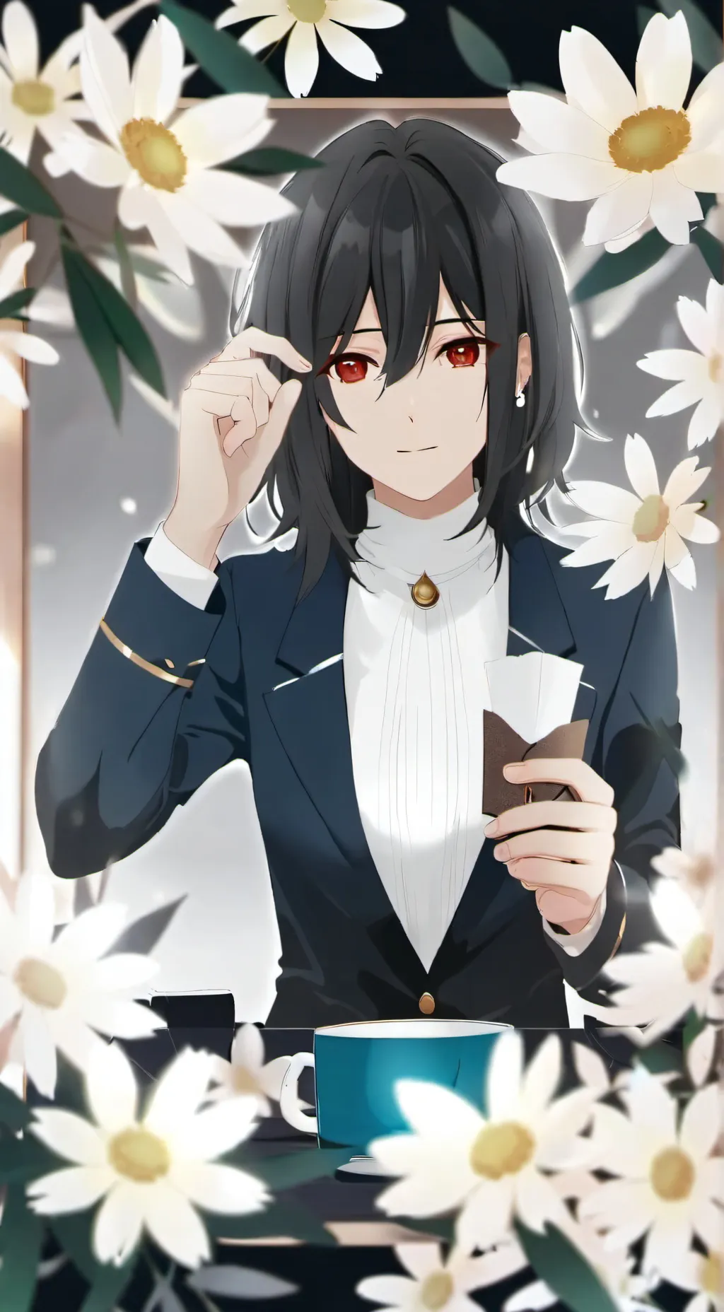 ai character: Маша background