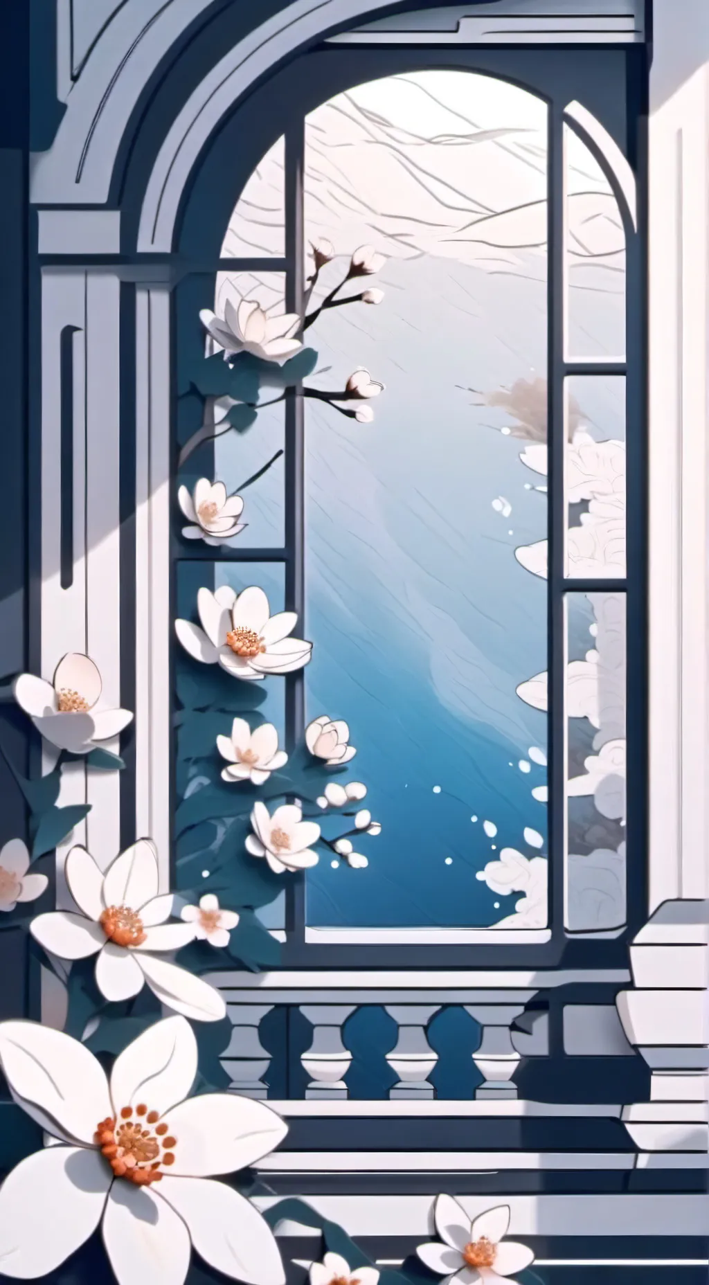 ai character: One piece  background