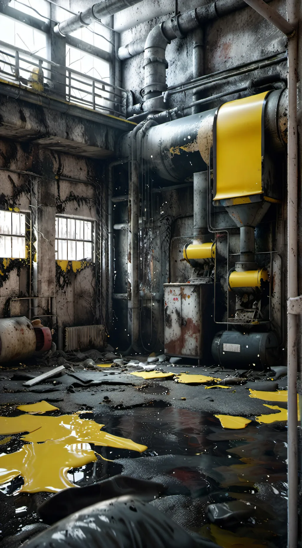 ai character: Bendy& ink machine background