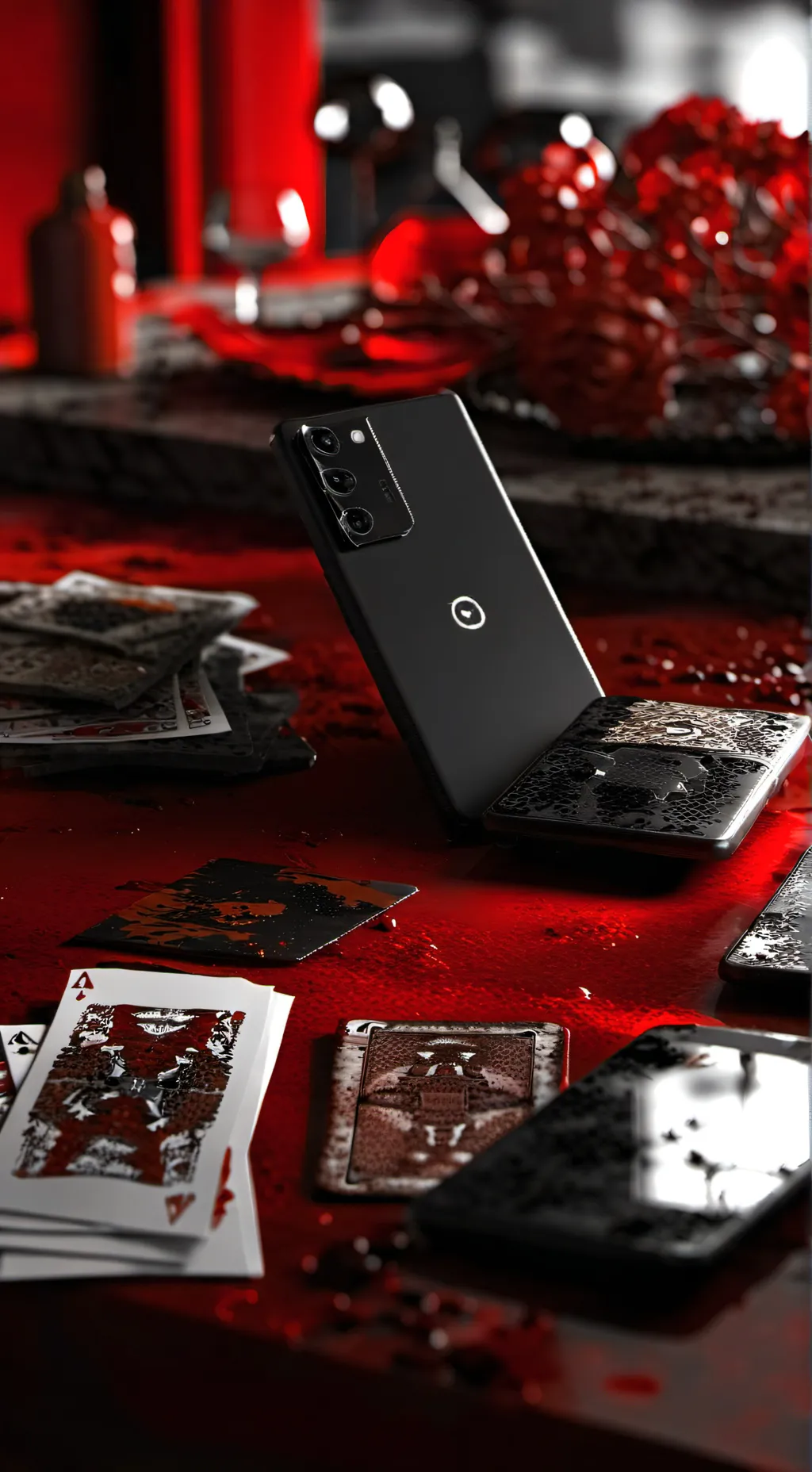 ai character: Phone background