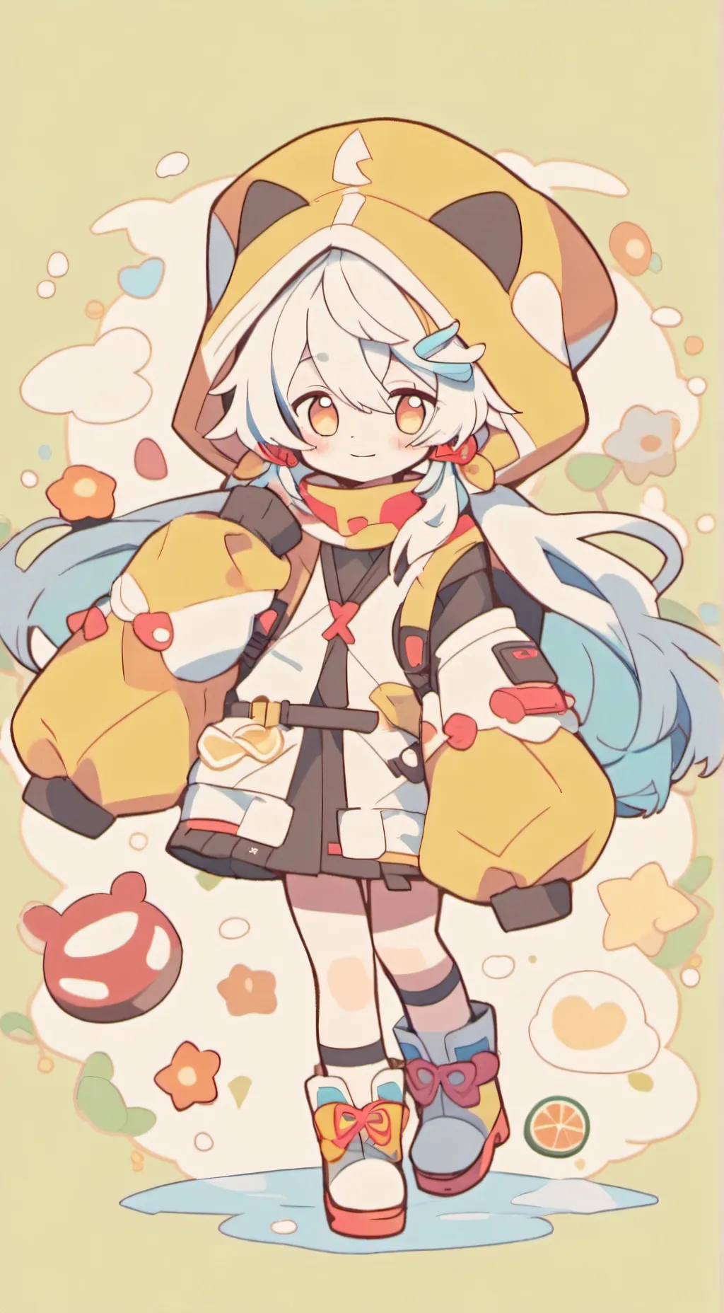 ai character: ☆pvc!☆ background