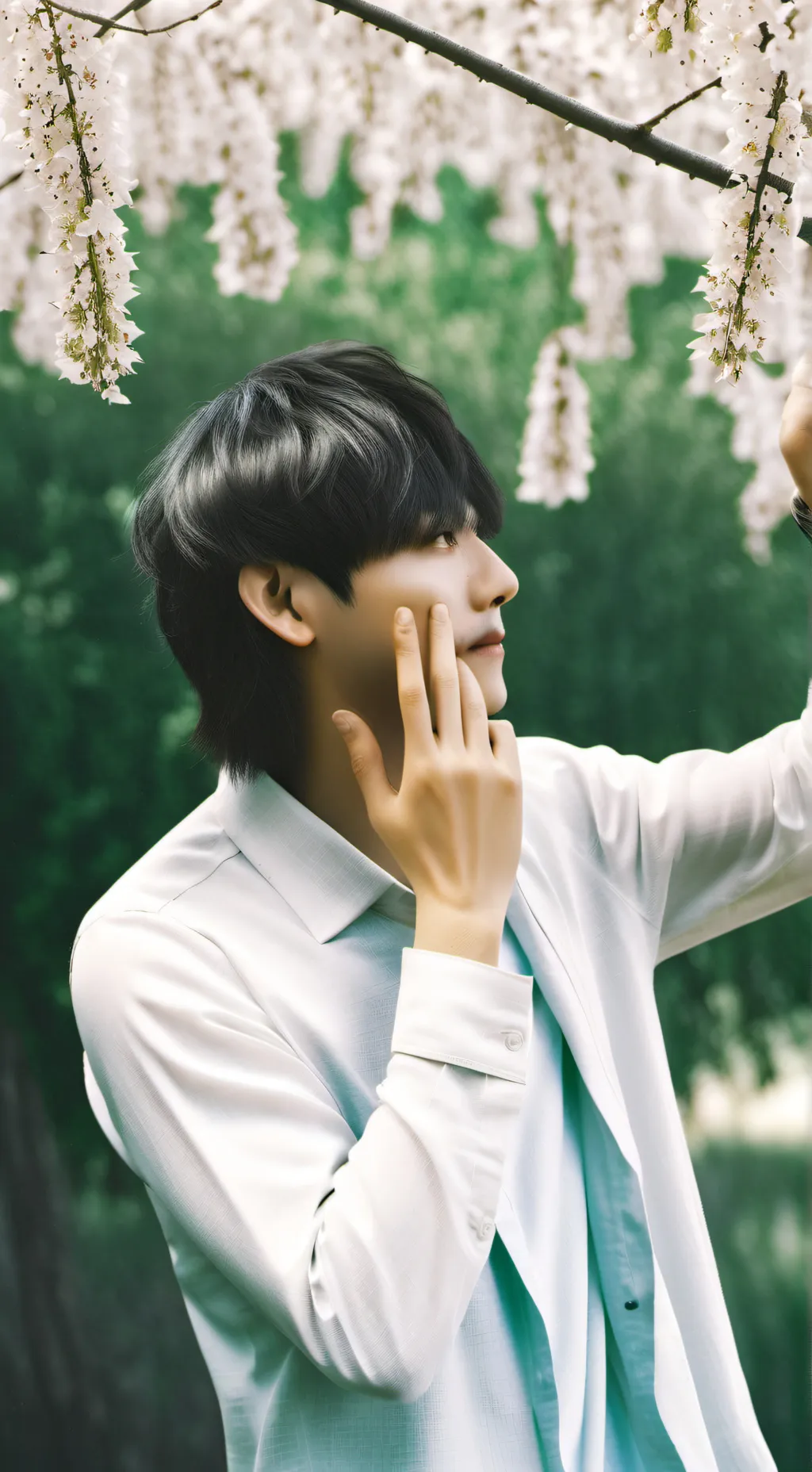 ai character: bakugo  background