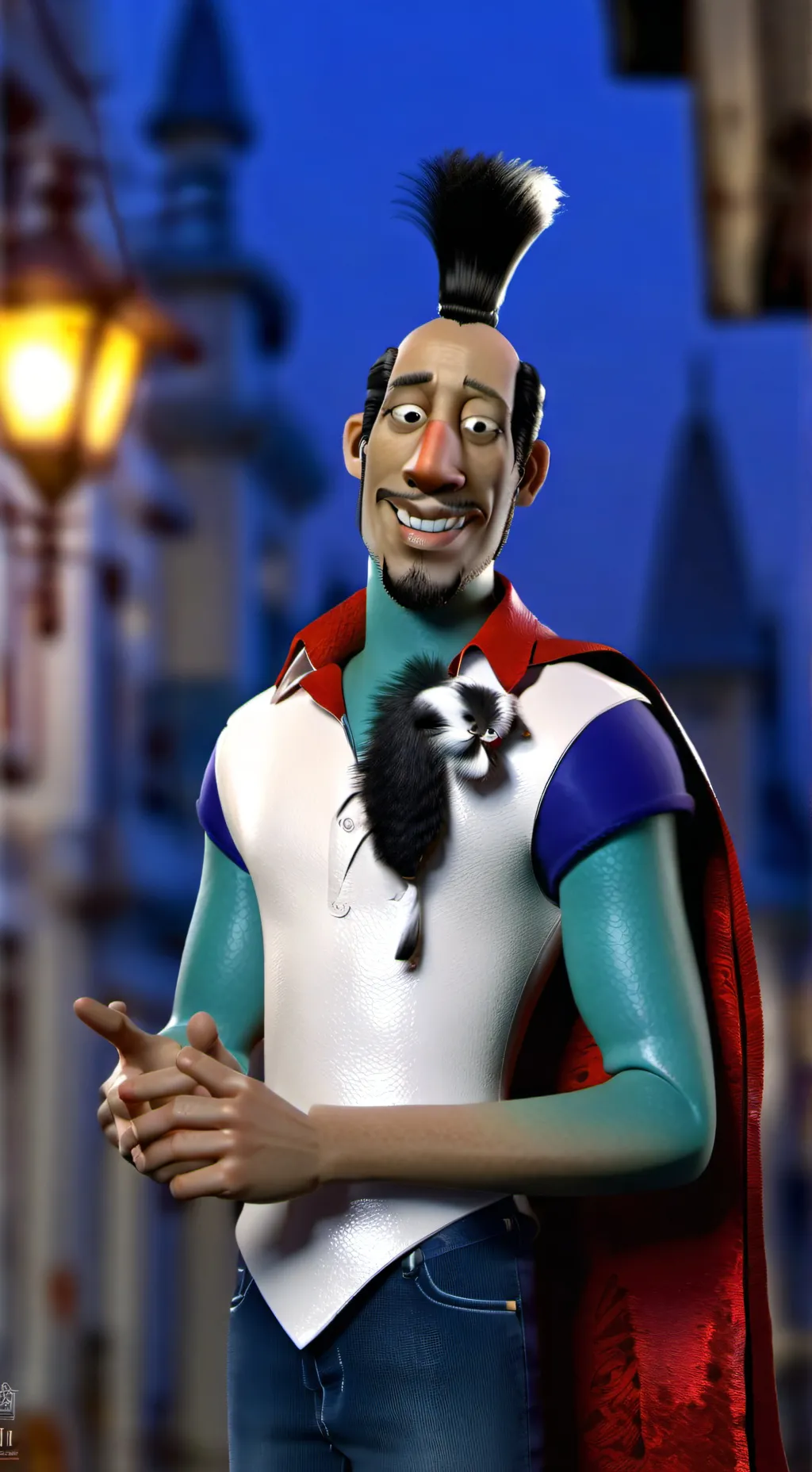 ai character: the cursed one background