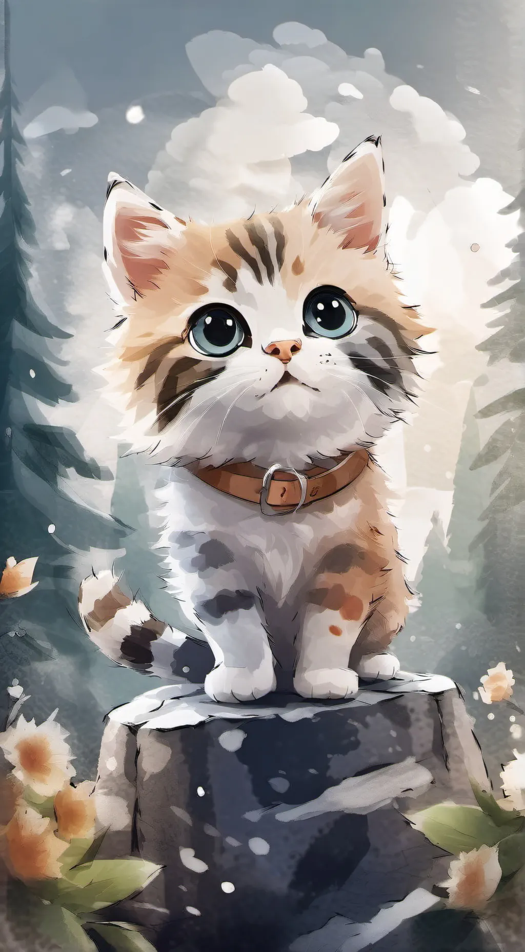 ai character: cat background