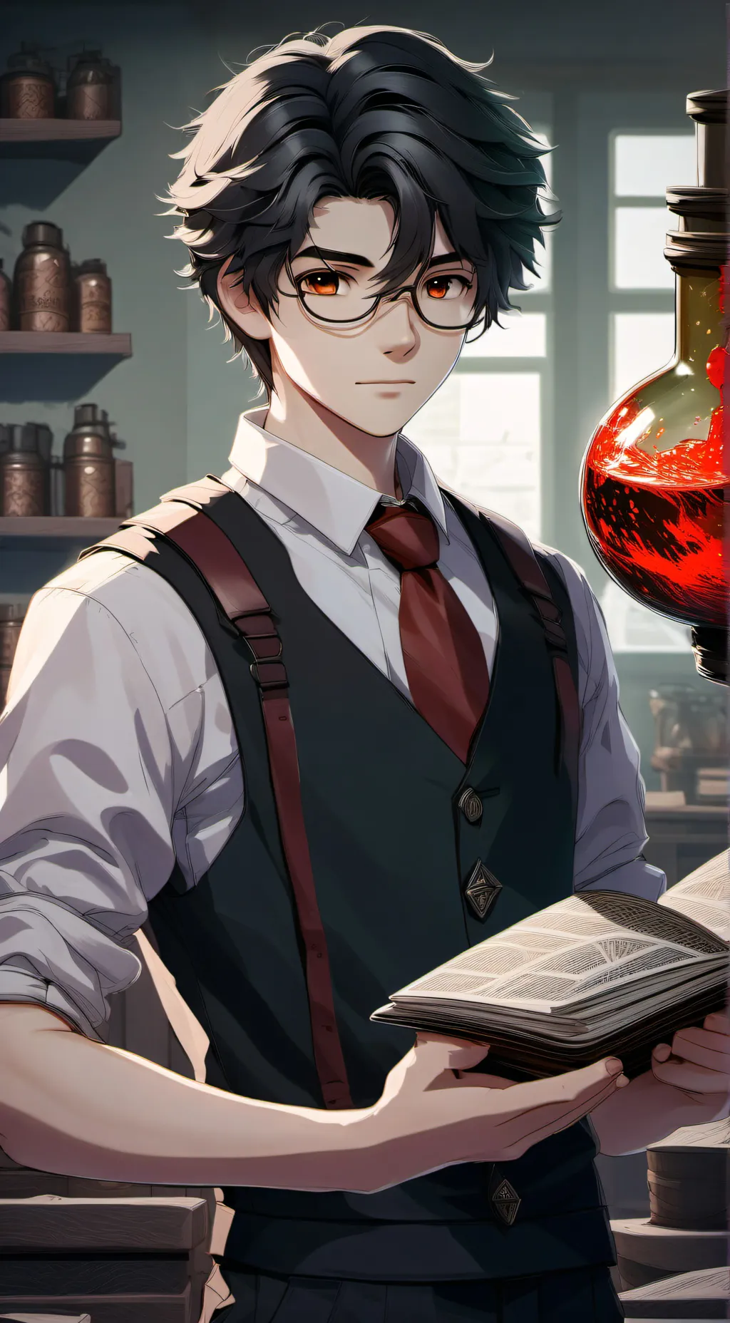 ai character: Jily! (Hogwarts) background