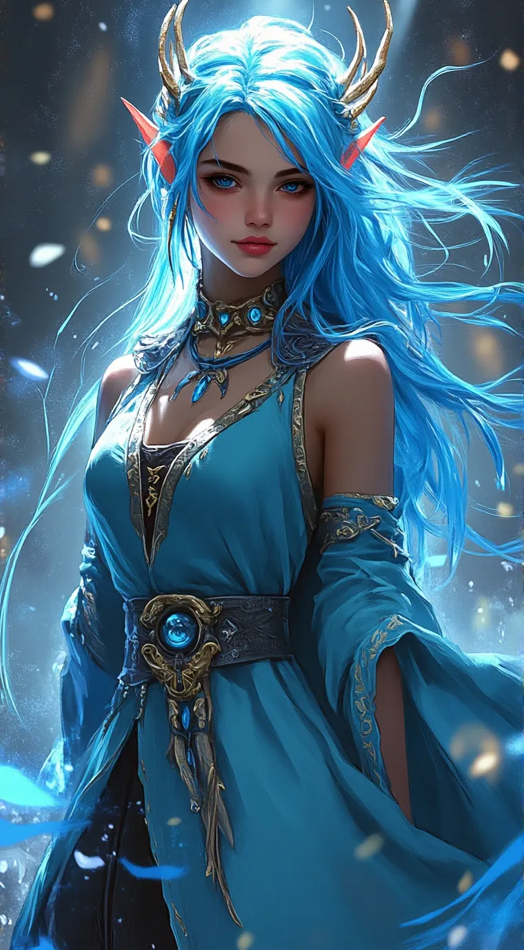 ai character: Ella  background