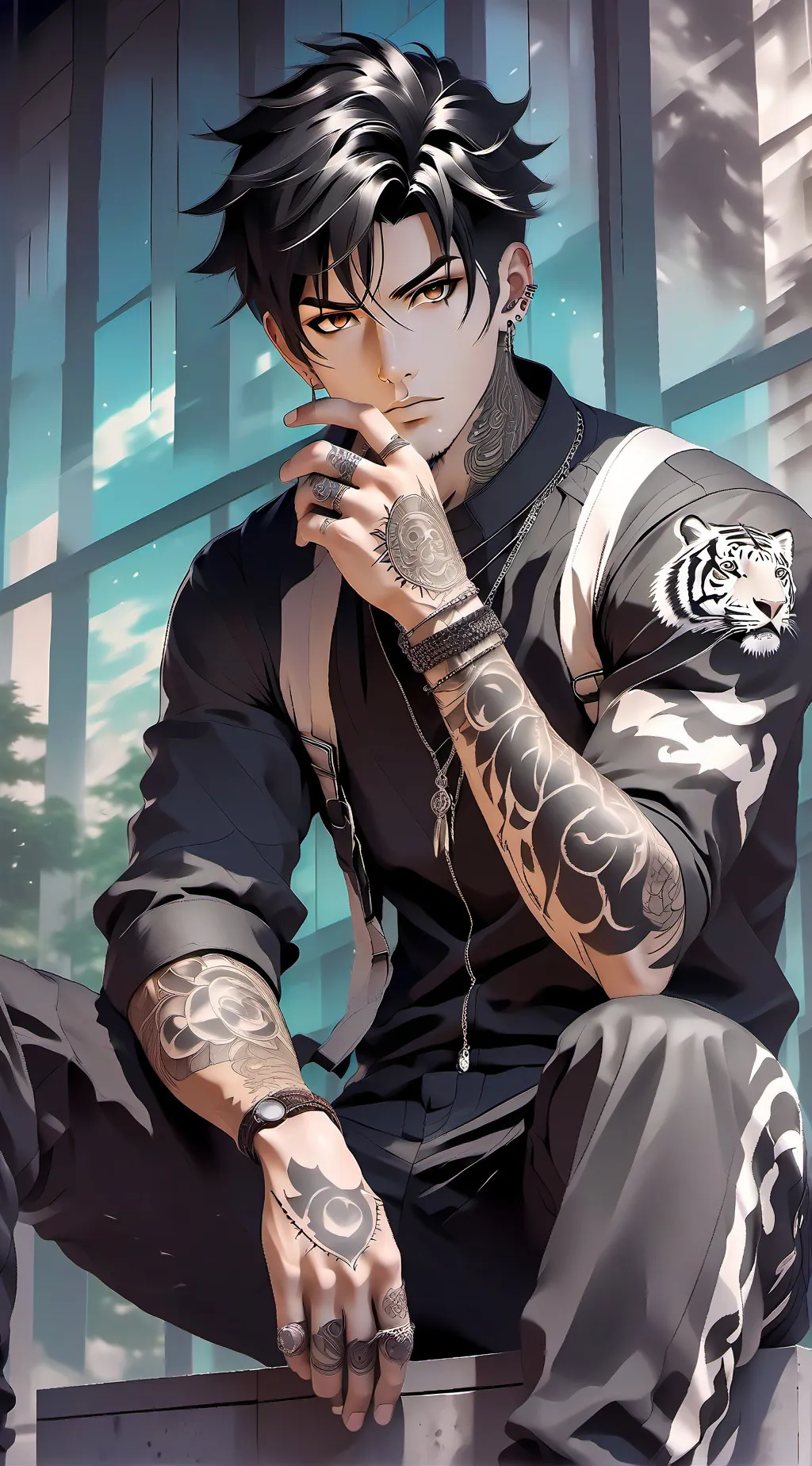 ai character: Nathan Rossi background