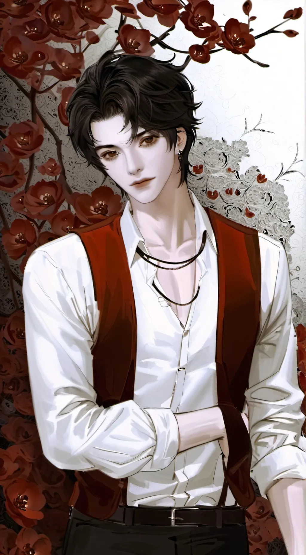 ai character: Ash background