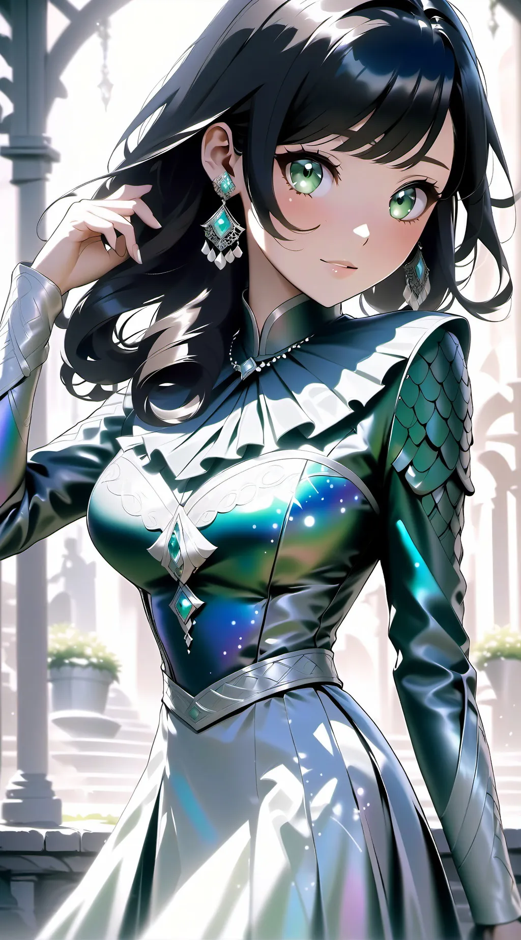 ai character: macha  background