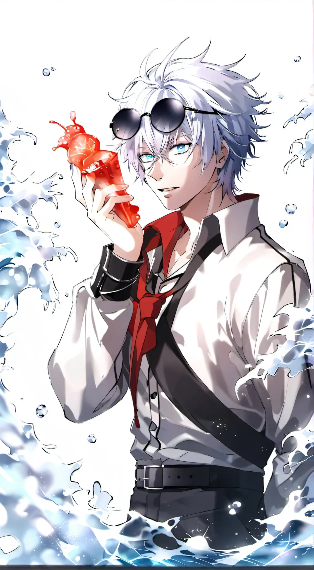 ai character: Jelly Saturo Gojo background