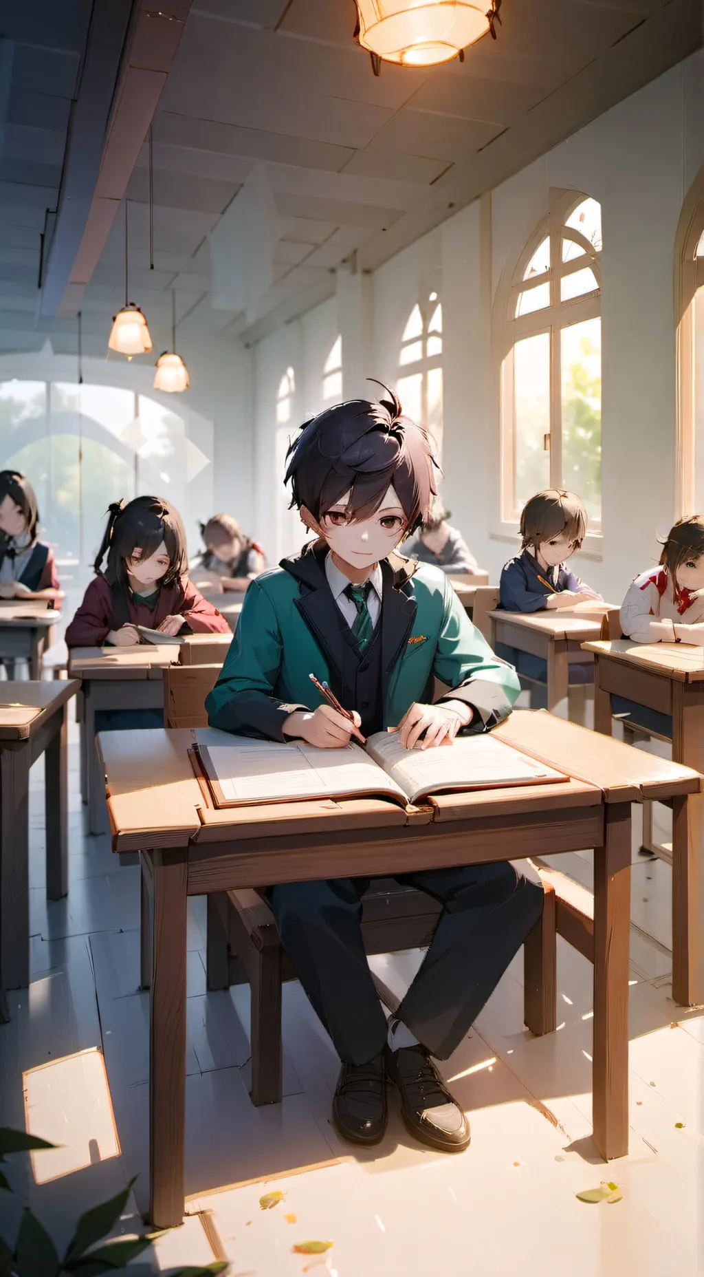 ai character: 7th Grade  background