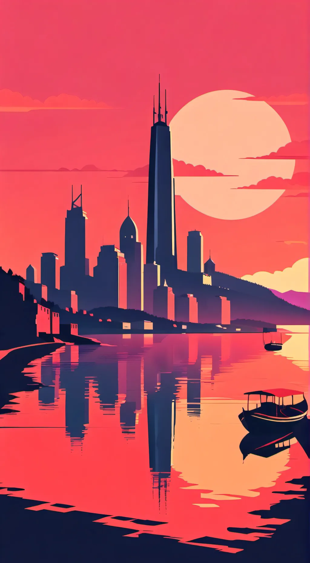 ai character: Object show 2 background