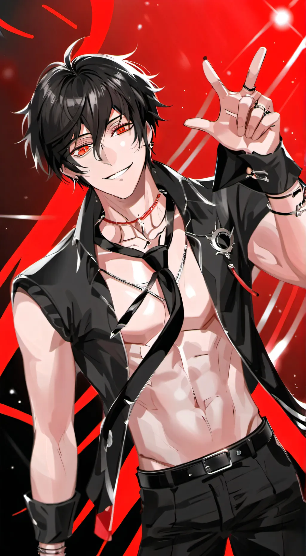 ai character: 💜Матвей 🖤 background