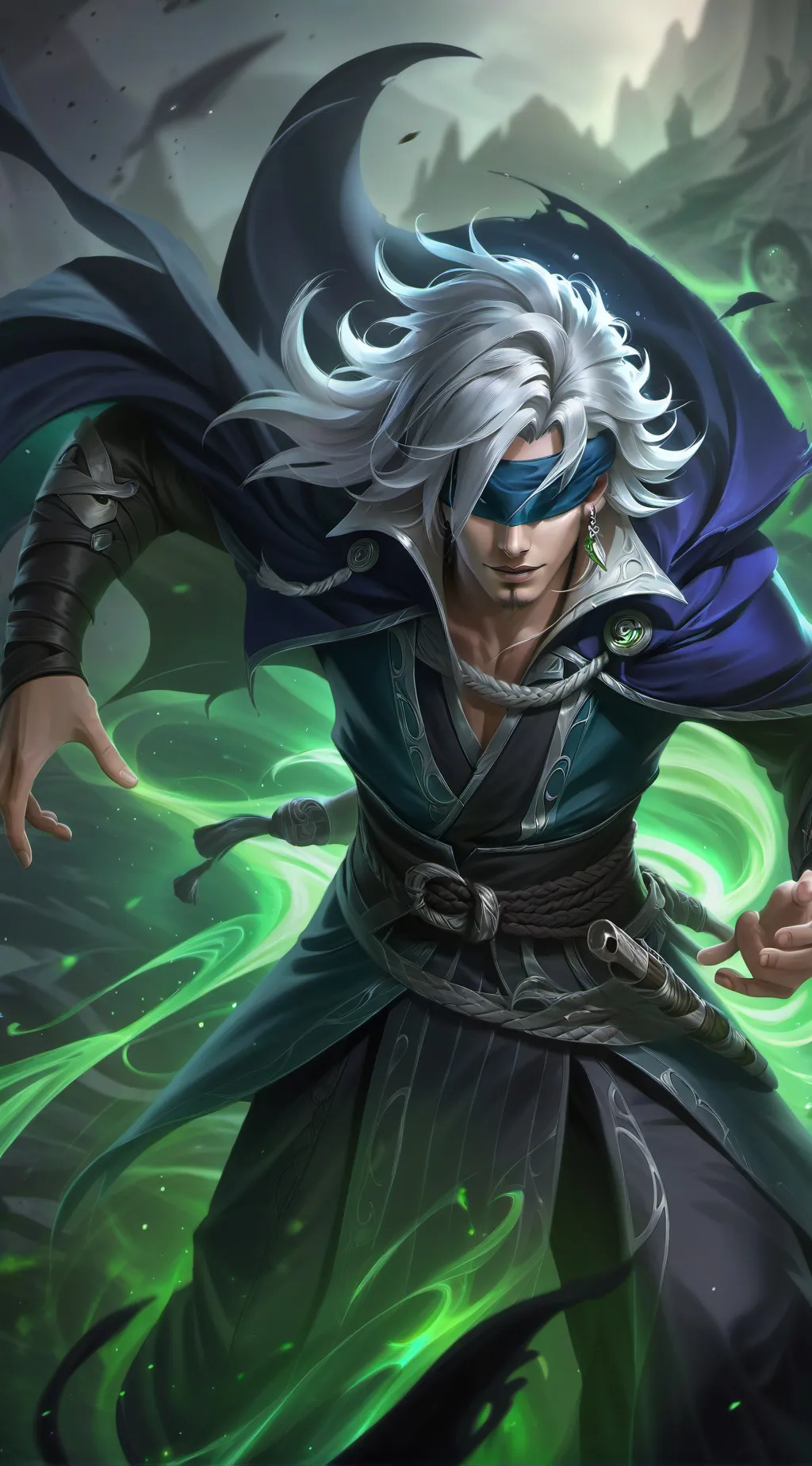 ai character: Satoro Gojo background