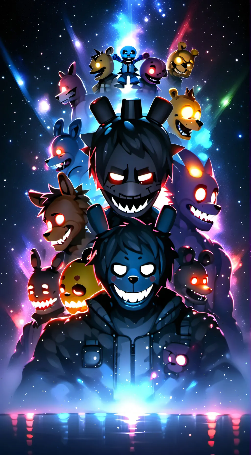 ai character: FNAF!!! background