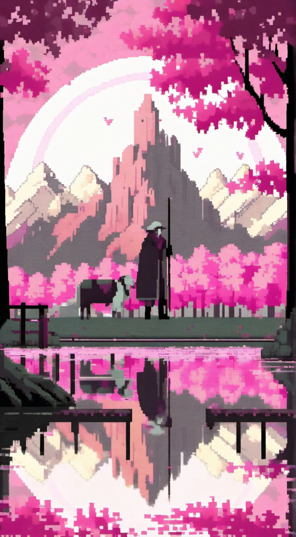 ai character: Lonely birthday DW background