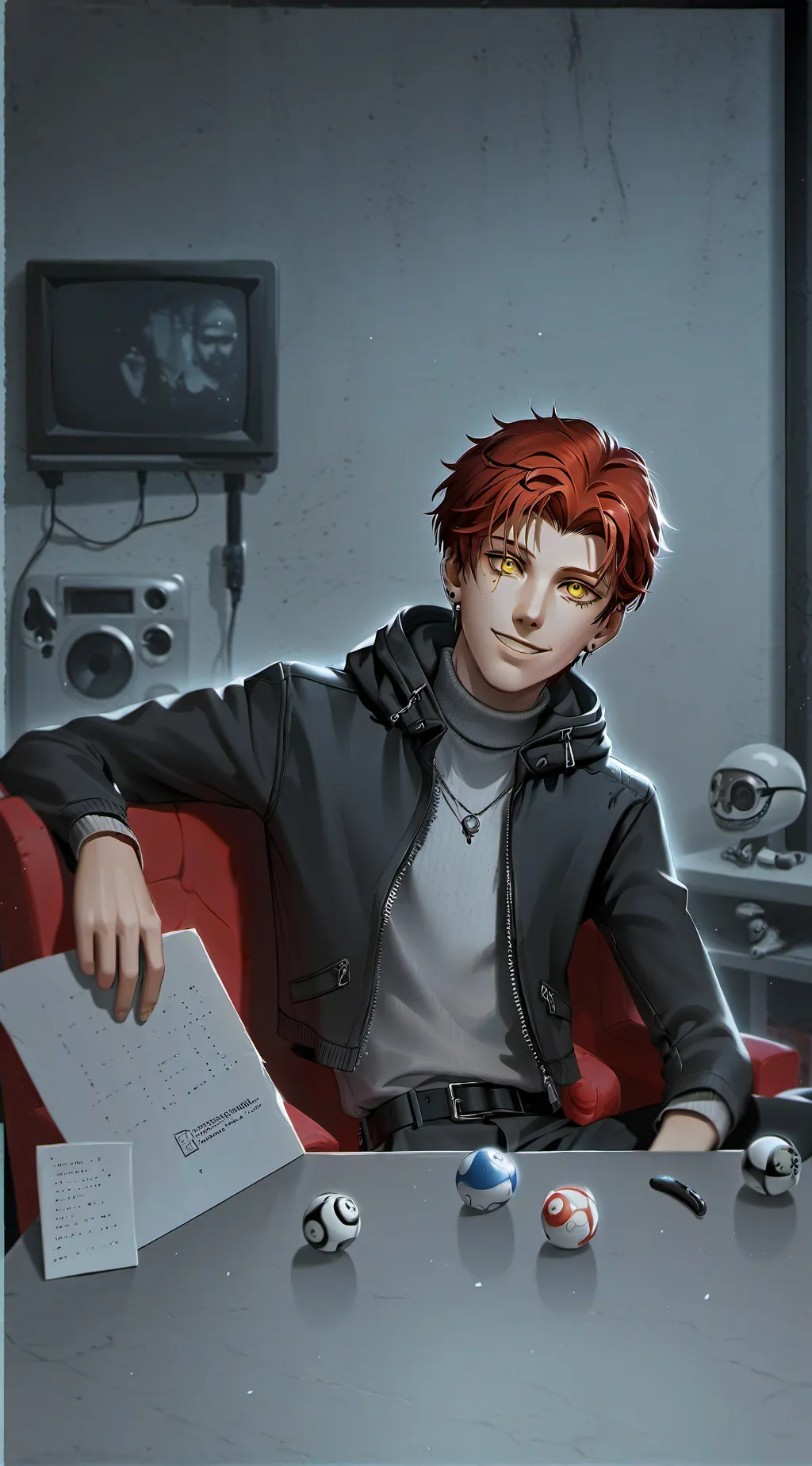 ai character: Axel background