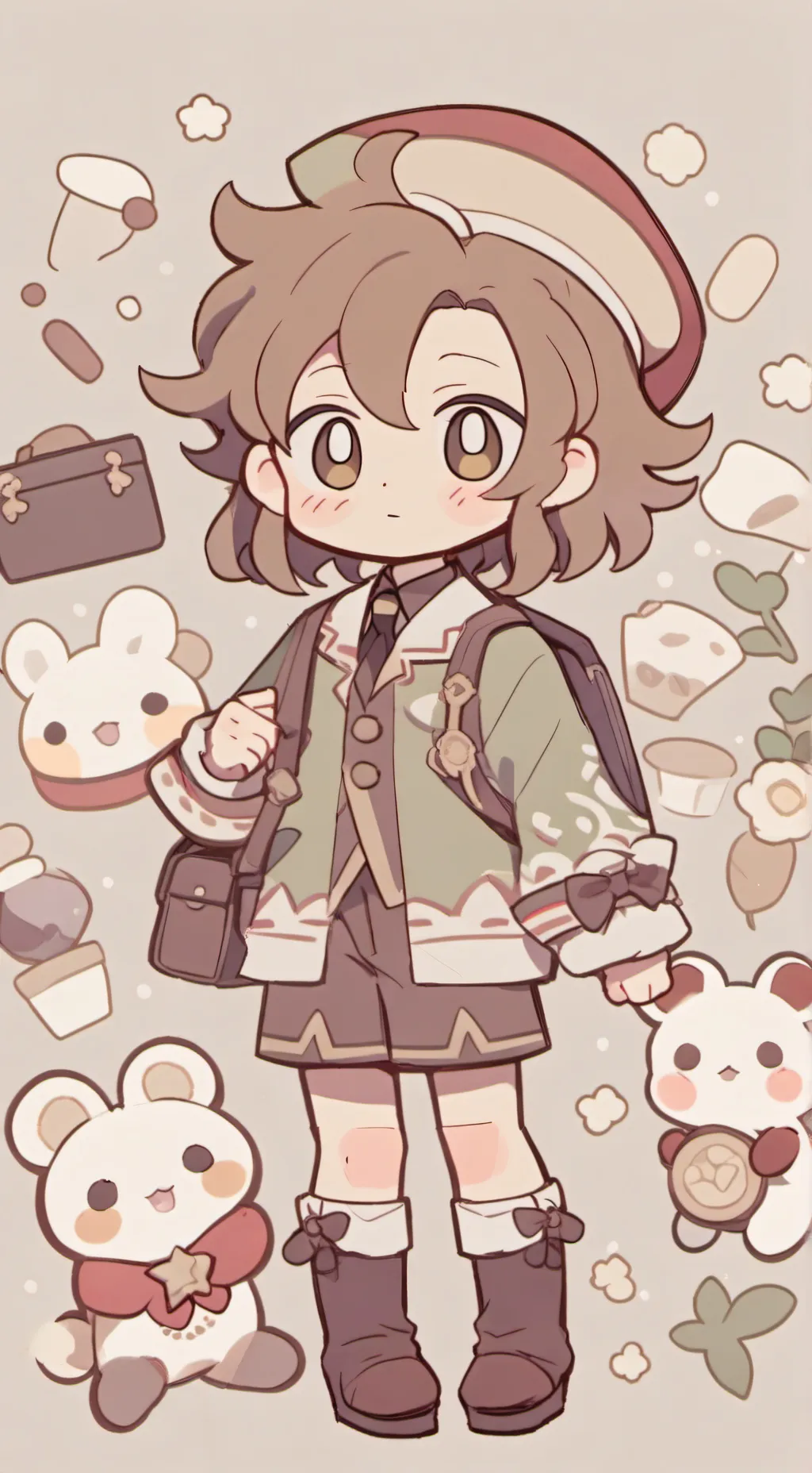 ai character: Криминарт background