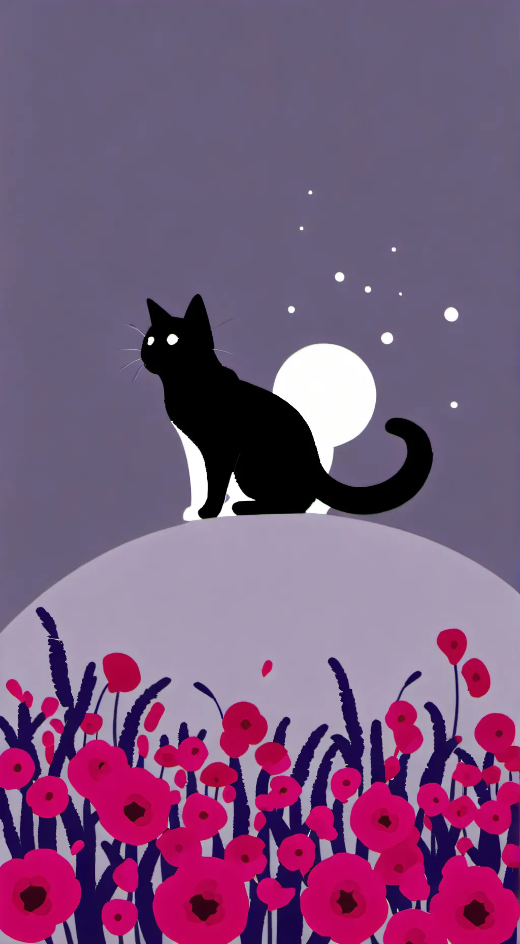 ai character: Le chat mystérieu background