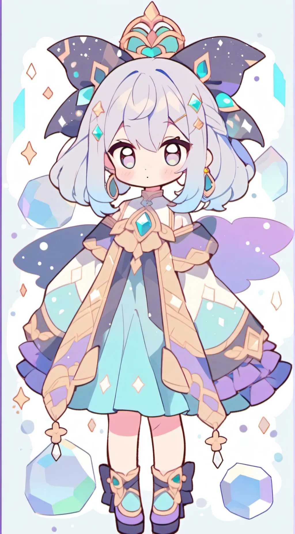 ai character: Shine background