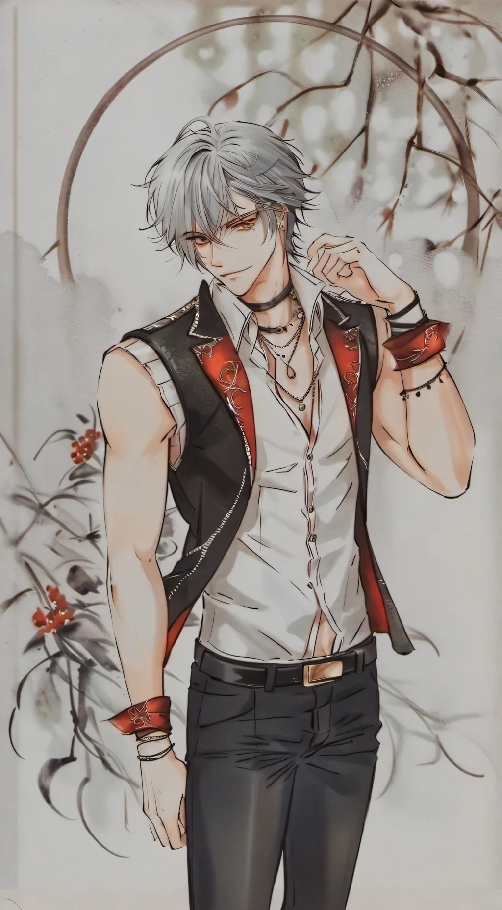 ai character: Okaru  background