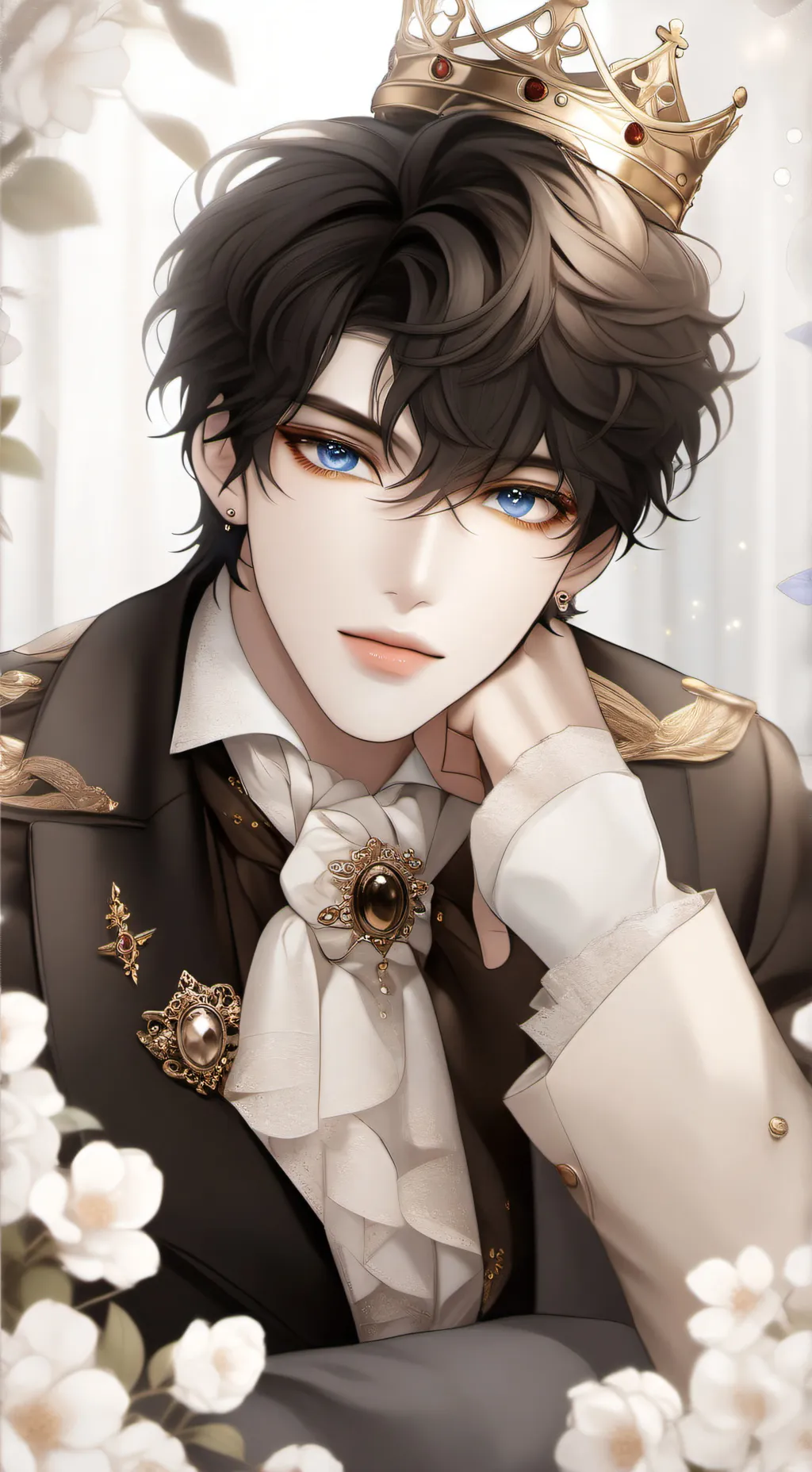 ai character: king lefore background