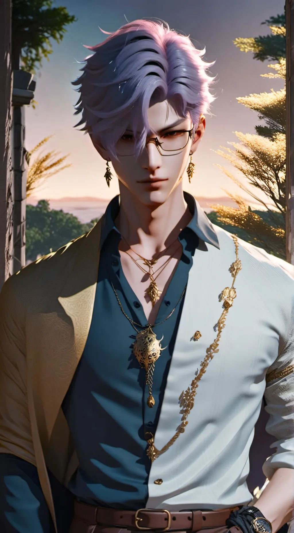 ai character: 🫦Nicholas🫦 background