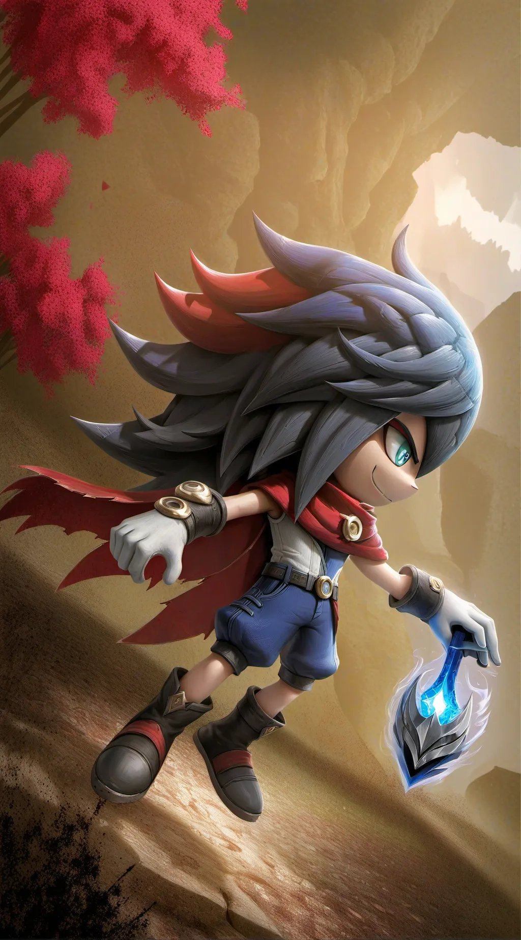 ai character: sonic background