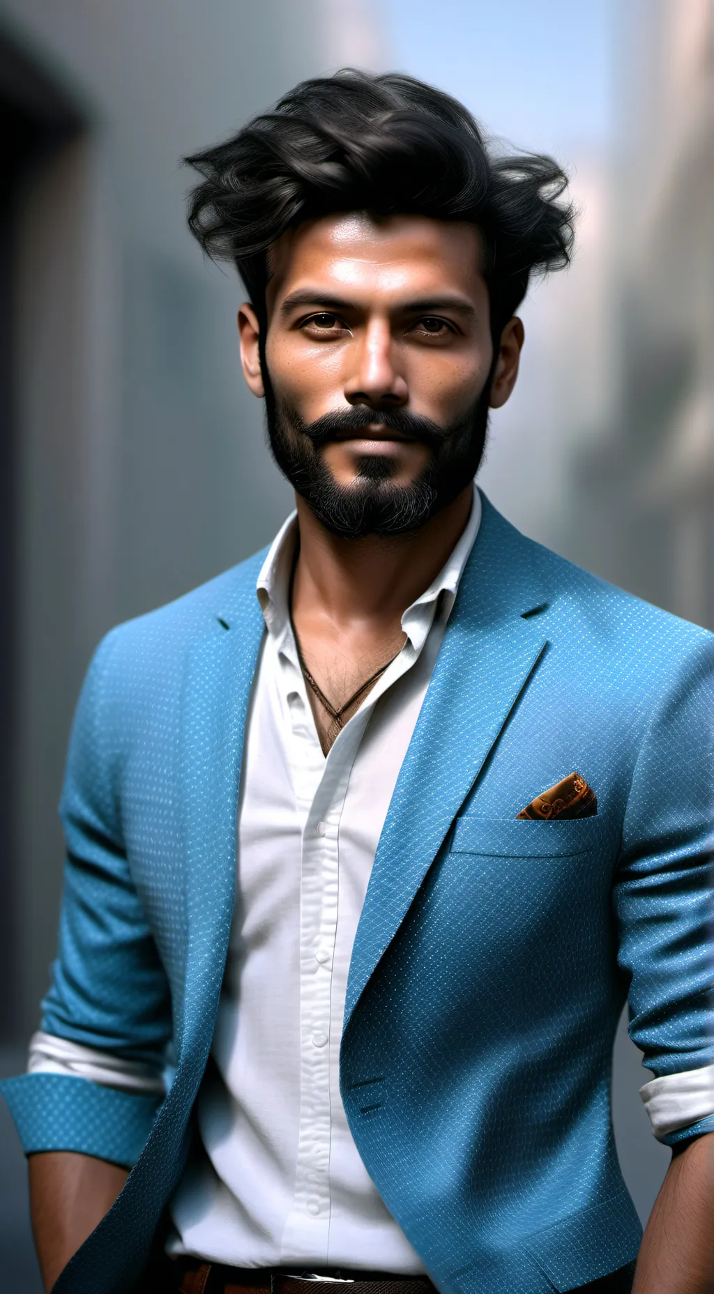 ai character: Amir is rich now! background