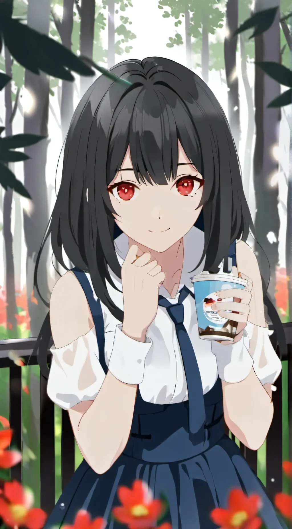 ai character: Ash background