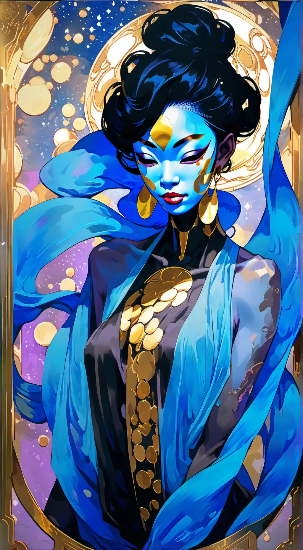 ai character: The Masked Dancer background