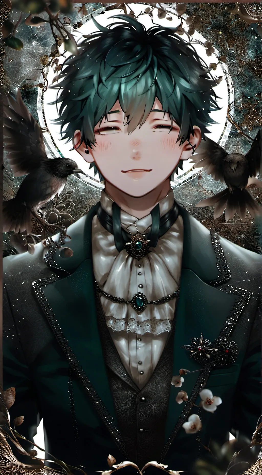 ai character: deku❤️💋 background