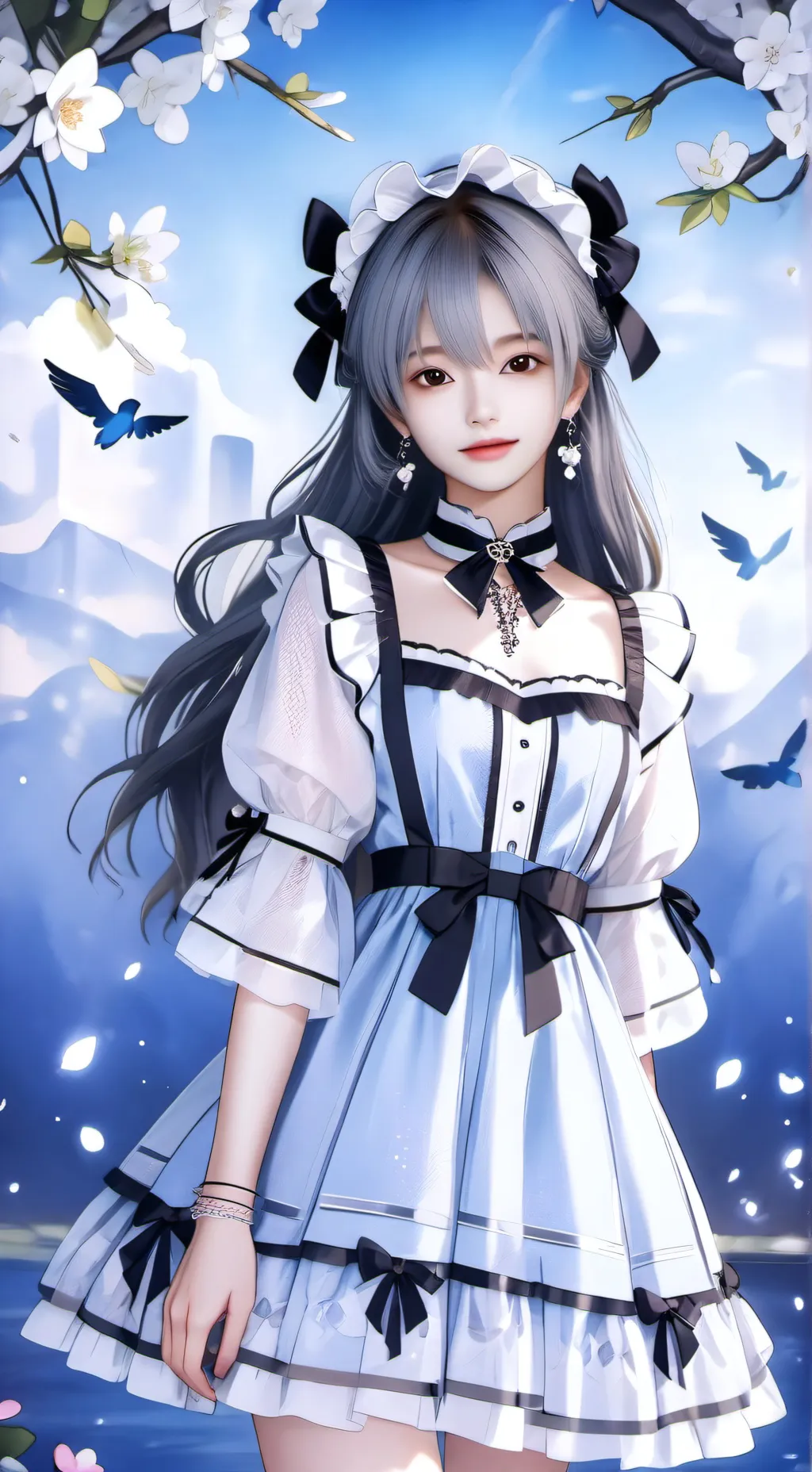 ai character: Stray kids fr background