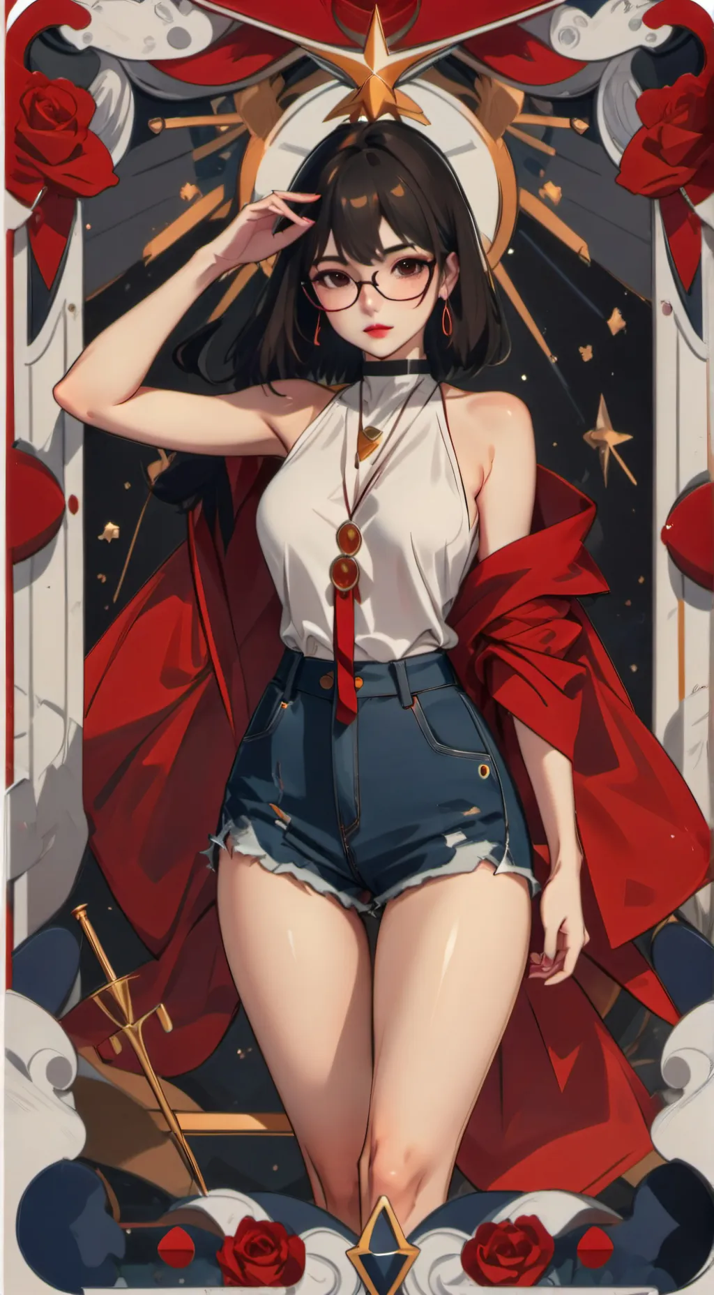 ai character: Ruka Tsugikuni  background