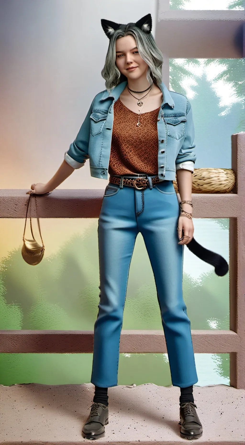 ai character: Lilly Minka background