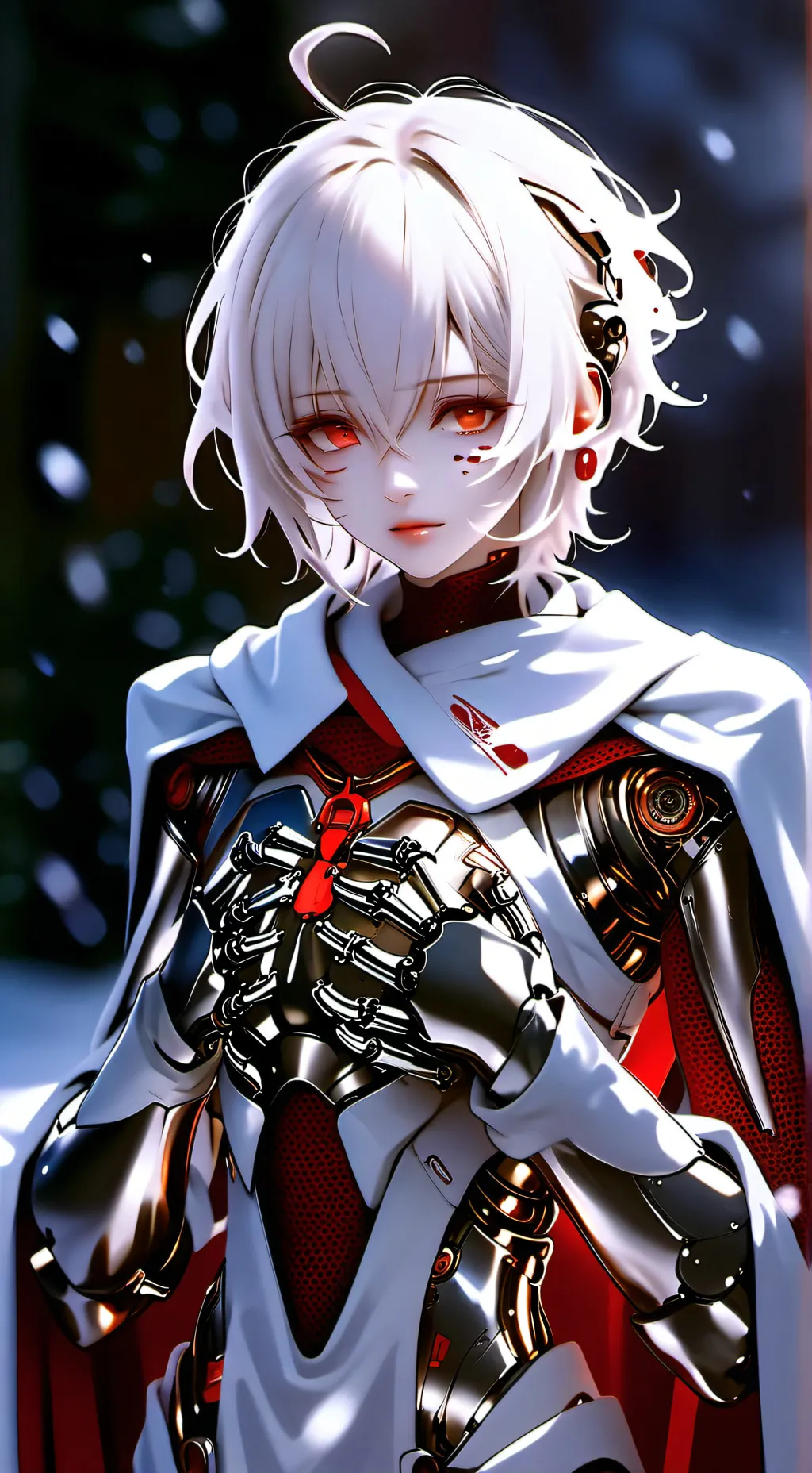 ai character: Crimson background